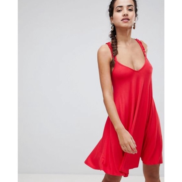 boohoo frill dress